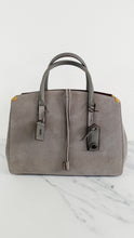 Load image into Gallery viewer, Coach 1941 Cooper Carryall Bag in Heather Grey Suede & Leather Lining - Crossbody Handbag Tote - Coach 22822
