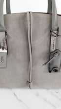 Load image into Gallery viewer, Coach 1941 Cooper Carryall Bag in Heather Grey Suede & Leather Lining - Crossbody Handbag Tote - Coach 22822
