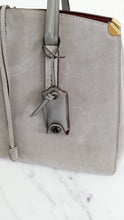 Load image into Gallery viewer, Coach 1941 Cooper Carryall Bag in Heather Grey Suede & Leather Lining - Crossbody Handbag Tote - Coach 22822