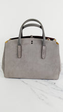 Load image into Gallery viewer, Coach 1941 Cooper Carryall Bag in Heather Grey Suede & Leather Lining - Crossbody Handbag Tote - Coach 22822