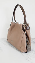 Load image into Gallery viewer, Coach Edie 31 in Stone Taupe with Genuine Snakeskin Colorblock Pebble Leather - Shoulder Bag Coach 57670
