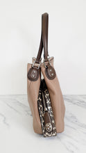 Load image into Gallery viewer, Coach Edie 31 in Stone Taupe with Genuine Snakeskin Colorblock Pebble Leather - Shoulder Bag Coach 57670