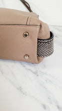 Load image into Gallery viewer, Coach Edie 31 in Stone Taupe with Genuine Snakeskin Colorblock Pebble Leather - Shoulder Bag Coach 57670