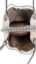 Load image into Gallery viewer, Coach Edie 31 in Stone Taupe with Genuine Snakeskin Colorblock Pebble Leather - Shoulder Bag Coach 57670