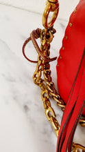 Load image into Gallery viewer, Coach 1941 Mini Duffle 12 Bag in Red smooth Glovetanned Leather with Zip Top & Border Rivets- Crossbody bag - Coach 32880