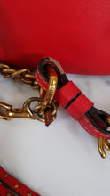 Load image into Gallery viewer, Coach 1941 Mini Duffle 12 Bag in Red smooth Glovetanned Leather with Zip Top & Border Rivets- Crossbody bag - Coach 32880