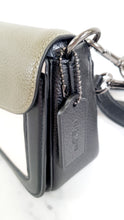 Load image into Gallery viewer, Coach Georgie Shoulder Bag in Colorblock Pebble Leather Kelp Green, Black & Chalk - Army green Coach 6019