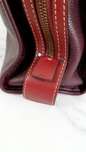 Load image into Gallery viewer, Coach 1941 Rogue 31 in Oxblood Pebble Leather With Red Suede Lining - Satchel Handbag - Coach 38124