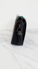 Load image into Gallery viewer, Coach 1941 Dinky Crossbody Bag With Varsity Patchwork Leather & Suede in Black, Green, Blue & Tan - Coach 54540