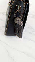 Load image into Gallery viewer, Coach 1941 Dinky Crossbody Bag With Varsity Patchwork Leather & Suede in Black, Green, Blue & Tan - Coach 54540