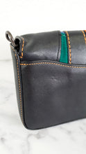 Load image into Gallery viewer, Coach 1941 Dinky Crossbody Bag With Varsity Patchwork Leather & Suede in Black, Green, Blue & Tan - Coach 54540