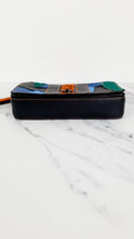 Load image into Gallery viewer, Coach 1941 Dinky Crossbody Bag With Varsity Patchwork Leather & Suede in Black, Green, Blue & Tan - Coach 54540