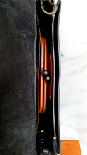 Load image into Gallery viewer, Coach 1941 Dinky Crossbody Bag With Varsity Patchwork Leather & Suede in Black, Green, Blue & Tan - Coach 54540