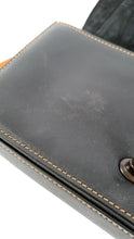 Load image into Gallery viewer, Coach 1941 Dinky Crossbody Bag With Varsity Patchwork Leather & Suede in Black, Green, Blue & Tan - Coach 54540
