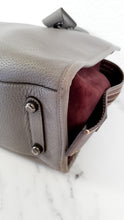 Load image into Gallery viewer, Coach 1941 Rogue 31 in Heather Grey Pebbled Leather with Oxblood Suede Sides Colorblock - Satchel Handbag - Coach 23755