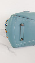Load image into Gallery viewer, Coach 1941 Rogue Tote Bag With Links in Steel Blue Smooth Leather Handbag Shoulder Bag - Coach 86809