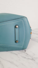 Load image into Gallery viewer, Coach 1941 Rogue Tote Bag With Links in Steel Blue Smooth Leather Handbag Shoulder Bag - Coach 86809