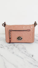 Load image into Gallery viewer, Coach Lex Small Flap Bag in Signature Debossed Patent Leather in Blush Pink - Crossbody Bag Shoulder Bag - Coach F22292