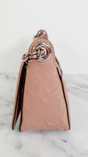Load image into Gallery viewer, Coach Lex Small Flap Bag in Signature Debossed Patent Leather in Blush Pink - Crossbody Bag Shoulder Bag - Coach F22292