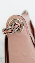 Load image into Gallery viewer, Coach Lex Small Flap Bag in Signature Debossed Patent Leather in Blush Pink - Crossbody Bag Shoulder Bag - Coach F22292