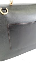 Load image into Gallery viewer, Coach Parker 32 Tophandle Carryall in Black Crossgrain & Smooth Leather with Snakeskin Details - Handbag Exotic Crossbody Bag - Coach 73969