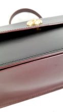 Load image into Gallery viewer, Coach Parker 32 Tophandle Carryall in Black Crossgrain & Smooth Leather with Snakeskin Details - Handbag Exotic Crossbody Bag - Coach 73969