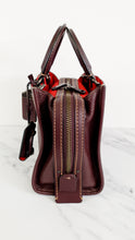 Load image into Gallery viewer, Coach Rogue 25 Bag in Oxblood Pebble Leather with Red Suede Lining - Handbag Shoulder Bag - Coach 54536