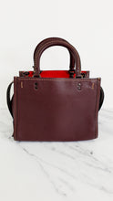 Load image into Gallery viewer, Coach Rogue 25 Bag in Oxblood Pebble Leather with Red Suede Lining - Handbag Shoulder Bag - Coach 54536