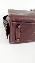 Load image into Gallery viewer, Coach Rogue 25 Bag in Oxblood Pebble Leather with Red Suede Lining - Handbag Shoulder Bag - Coach 54536