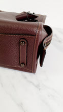 Load image into Gallery viewer, Coach Rogue 25 Bag in Oxblood Pebble Leather with Red Suede Lining - Handbag Shoulder Bag - Coach 54536