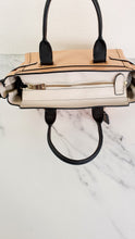 Load image into Gallery viewer, Coach Swagger 27 in Peach Salmon Pink with Colorblock Black Handles - Pebble Leather HandbagCrossbody Bag - Coach 34417