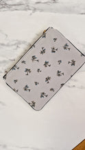 Load image into Gallery viewer, Coach Sharky Turnlock Pouch in Rainbow Signature on Palm Tree canvas Grey Clutch - 1367