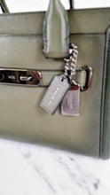 Load image into Gallery viewer, Coach Swagger 27 in Dark Green Burnished Leather - Handbag Shoulder Bag - Coach 38372