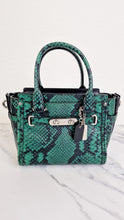 Load image into Gallery viewer, Coach Swagger 21 in Green Snake Print - Handbag Crossbody Bag - Coach 38360