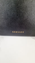 Load image into Gallery viewer, Versace Virtus Western Stud Flap Bag Clutch With Gold Chain in Black Smooth Leather - Crossbody Shoulder Bag