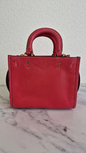 Load image into Gallery viewer, Coach 1941 Rogue 17 in Bright Carmine Red Pink Original Natural Leather - Handbag Mini Bag Crossbody Bag - Coach C3870