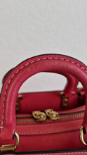 Load image into Gallery viewer, Coach 1941 Rogue 17 in Bright Carmine Red Pink Original Natural Leather - Handbag Mini Bag Crossbody Bag - Coach C3870