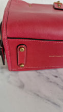 Load image into Gallery viewer, Coach 1941 Rogue 17 in Bright Carmine Red Pink Original Natural Leather - Handbag Mini Bag Crossbody Bag - Coach C3870