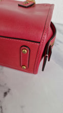 Load image into Gallery viewer, Coach 1941 Rogue 17 in Bright Carmine Red Pink Original Natural Leather - Handbag Mini Bag Crossbody Bag - Coach C3870