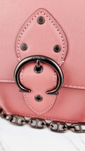 Load image into Gallery viewer, Coach Beat Shoulder Bag 18 in Vintage Pink Melon Smooth Leather Flap Bag Handbag - Coach C0753