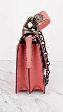 Load image into Gallery viewer, Coach Beat Shoulder Bag 18 in Vintage Pink Melon Smooth Leather Flap Bag Handbag - Coach C0753