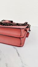 Load image into Gallery viewer, Coach Beat Shoulder Bag 18 in Vintage Pink Melon Smooth Leather Flap Bag Handbag - Coach C0753