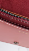 Load image into Gallery viewer, Coach Beat Shoulder Bag 18 in Vintage Pink Melon Smooth Leather Flap Bag Handbag - Coach C0753