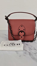 Load image into Gallery viewer, Coach Beat Shoulder Bag 18 in Vintage Pink Melon Smooth Leather Flap Bag Handbag - Coach C0753