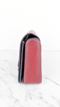 Load image into Gallery viewer, Coach 1941 Dinky Crossbody Bag in Burgundy Smooth Leather With Coach Create Customized Tea Roses - Coach 38185