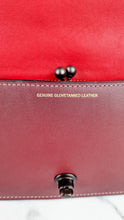 Load image into Gallery viewer, Coach 1941 Dinky Crossbody Bag in Burgundy Smooth Leather With Coach Create Customized Tea Roses - Coach 38185