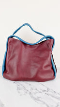 Load image into Gallery viewer, Coach 1941 Bandit Hobo 39 Bag in Goldenrod Yellow, Blue & Oxblood Pebble Leather - 2 in 1 handbag - Coach 10736