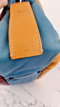 Load image into Gallery viewer, Coach 1941 Bandit Hobo 39 Bag in Goldenrod Yellow, Blue & Oxblood Pebble Leather - 2 in 1 handbag - Coach 10736