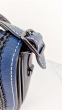 Load image into Gallery viewer, Coach 1941 Saddle 23 in Prussian Blue With Whiplash Black Detail - Crossbody Bag - Coach 58124