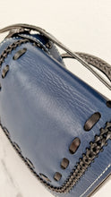 Load image into Gallery viewer, Coach 1941 Saddle 23 in Prussian Blue With Whiplash Black Detail - Crossbody Bag - Coach 58124